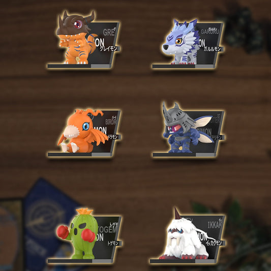 Popmart Blindbox - Digimon Adventure Fridge Magnet Alle Figuren 1