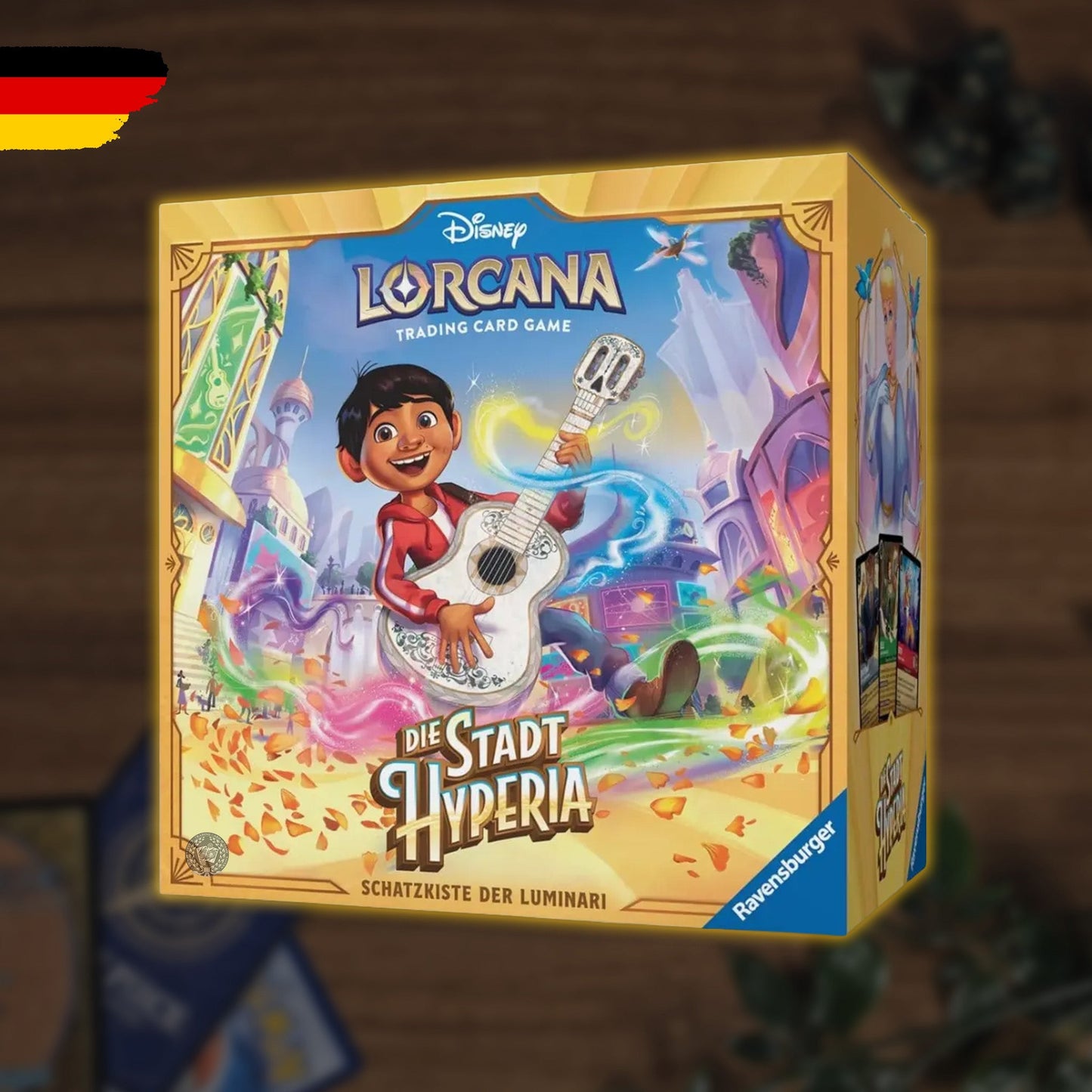 Disney Lorcana Set 14 Die Stadt Hyperia Schatzkiste der Luminari (DE)
