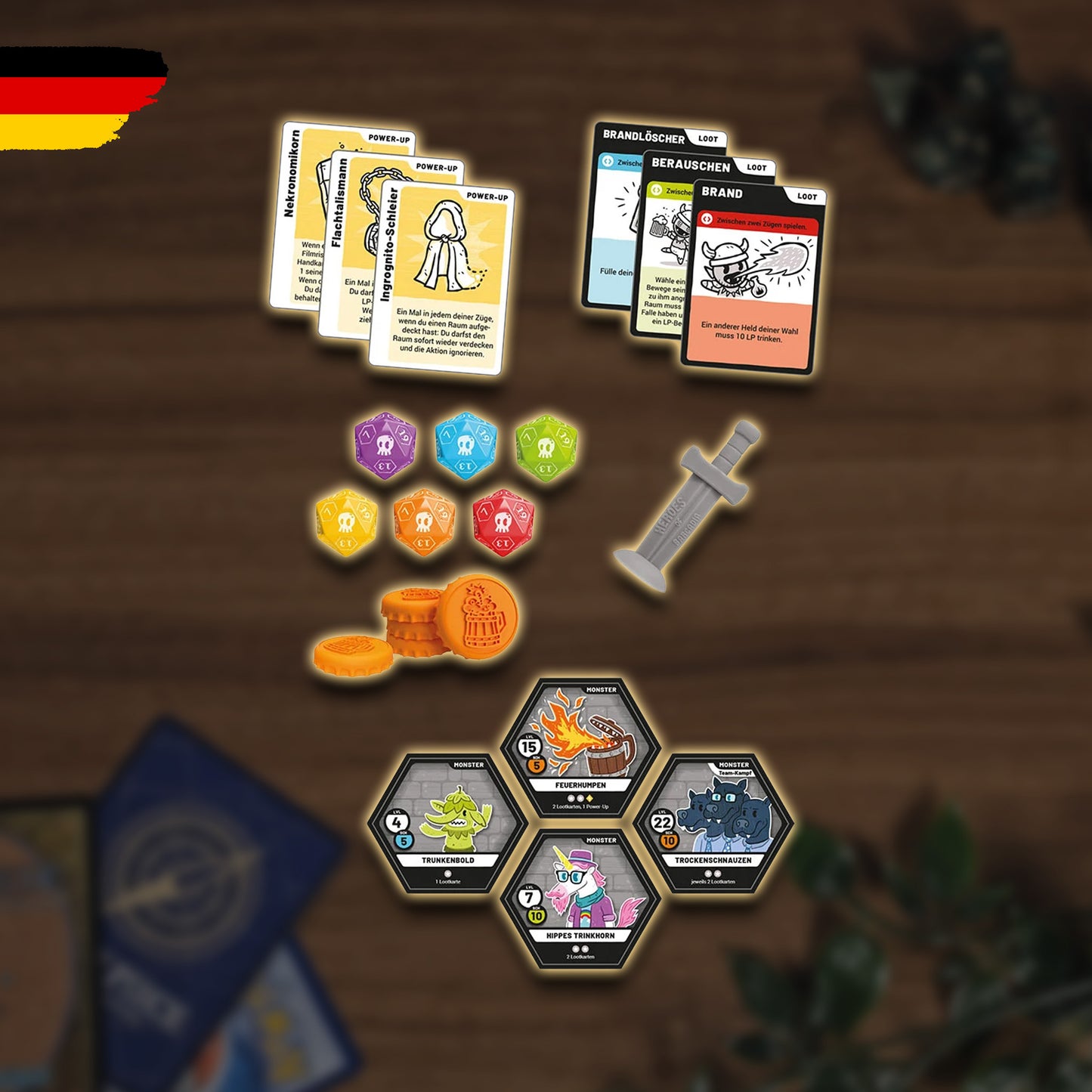 Heroes of Barcadia Spielmaterialien