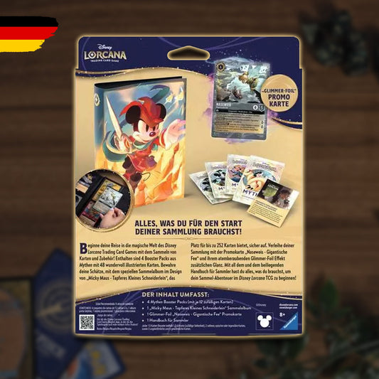 Disney Lorcana Starter Set für Sammler Mythen Box Inhalt