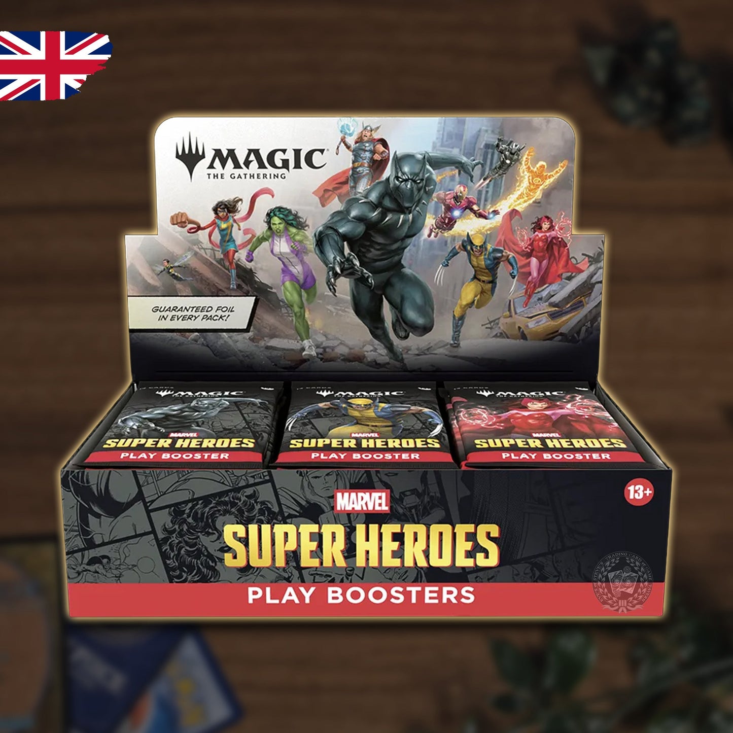 Magic: The Gathering - Marvel Super Heroes - Play Booster Display (EN)