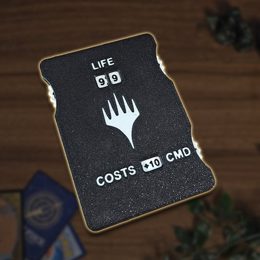 MTG Lebenspunktezähler und Commanderkosten Zähler in praktischem Format