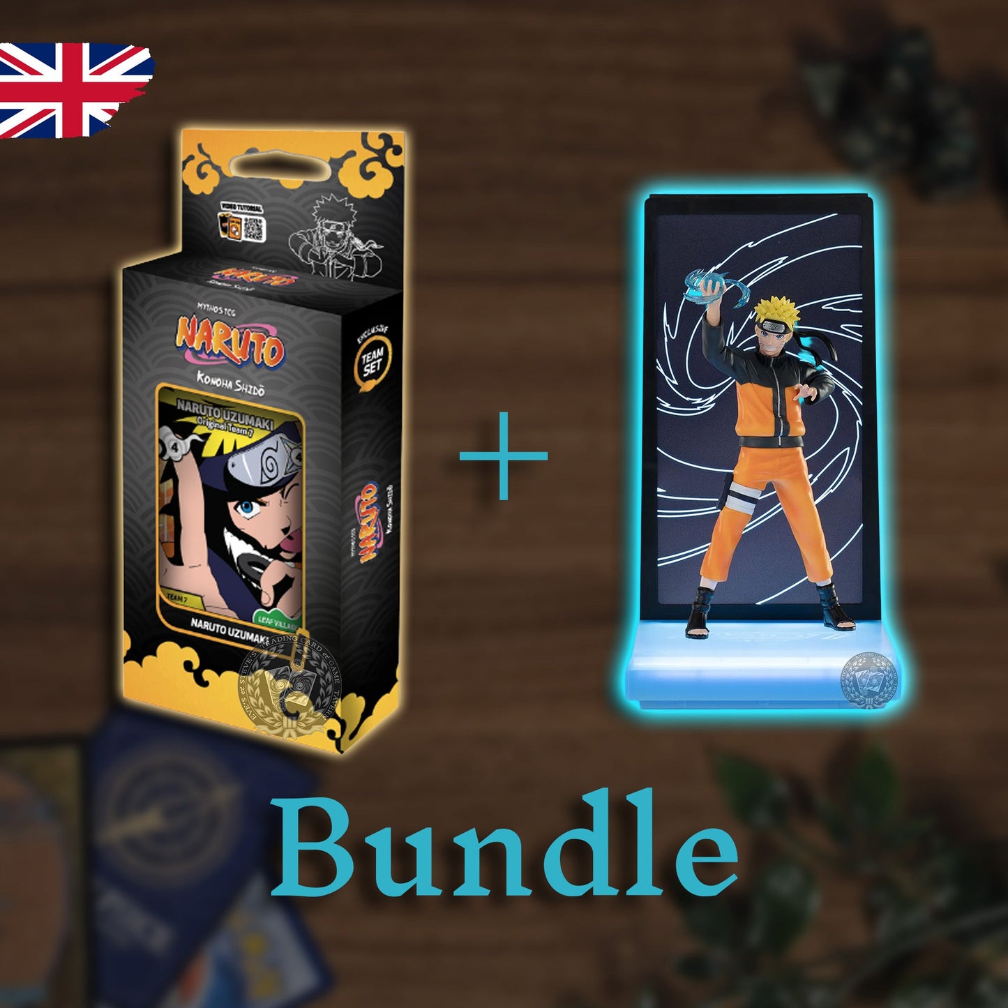 Naruto Mythos Naruto Fan Bundle - Tsume Neon Figur + Team Set Naruto