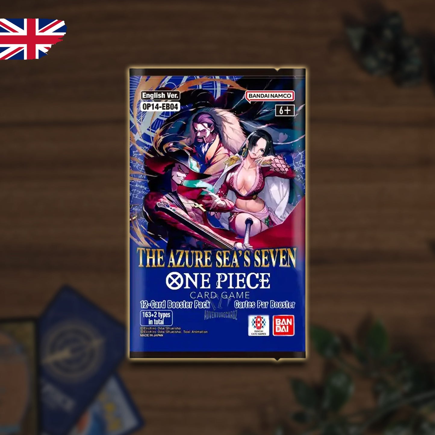 One Piece OP14 The Azure Sea's Seven Booster Englisch