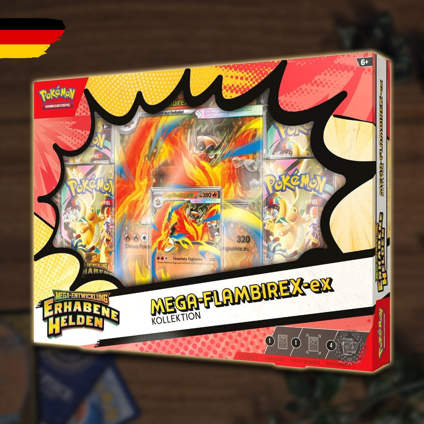 Pokémon Erhabene Helden Mega-Flambirex-EX Kollektion