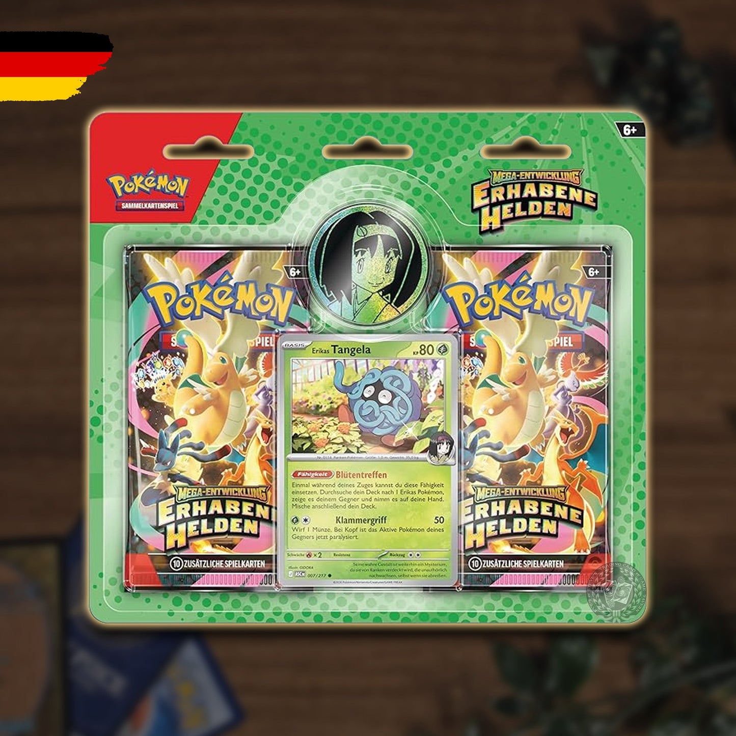 Pokémon Erhabene Helden 2-Pack Trainer-Blister Erika