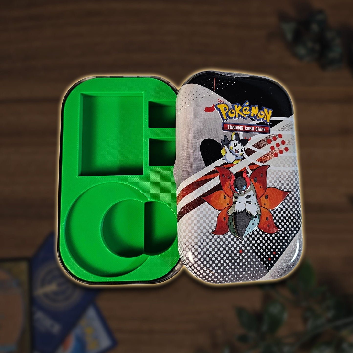 Pokémon TCG Mini Tin Insert V2 für Würfel, Marker und Zubehör
