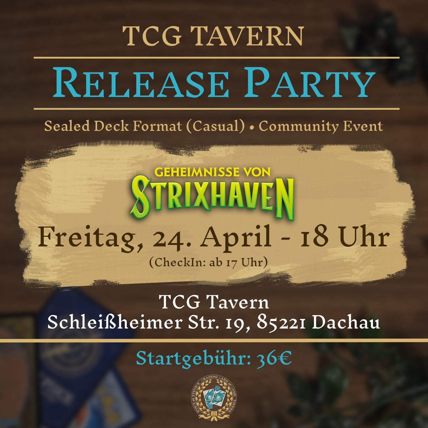 TCG Tavern Dachau Secrets of Strixhaven - Release Party 24.04.2026