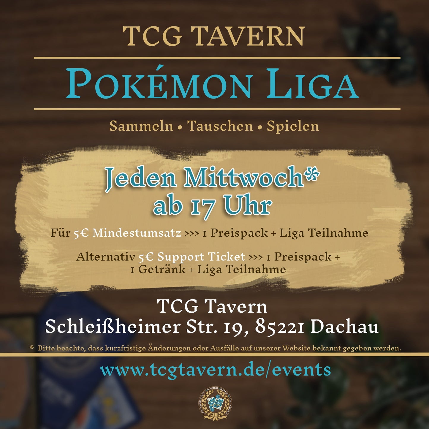 TCG Tavern Wöchentliche Pokémon Liga