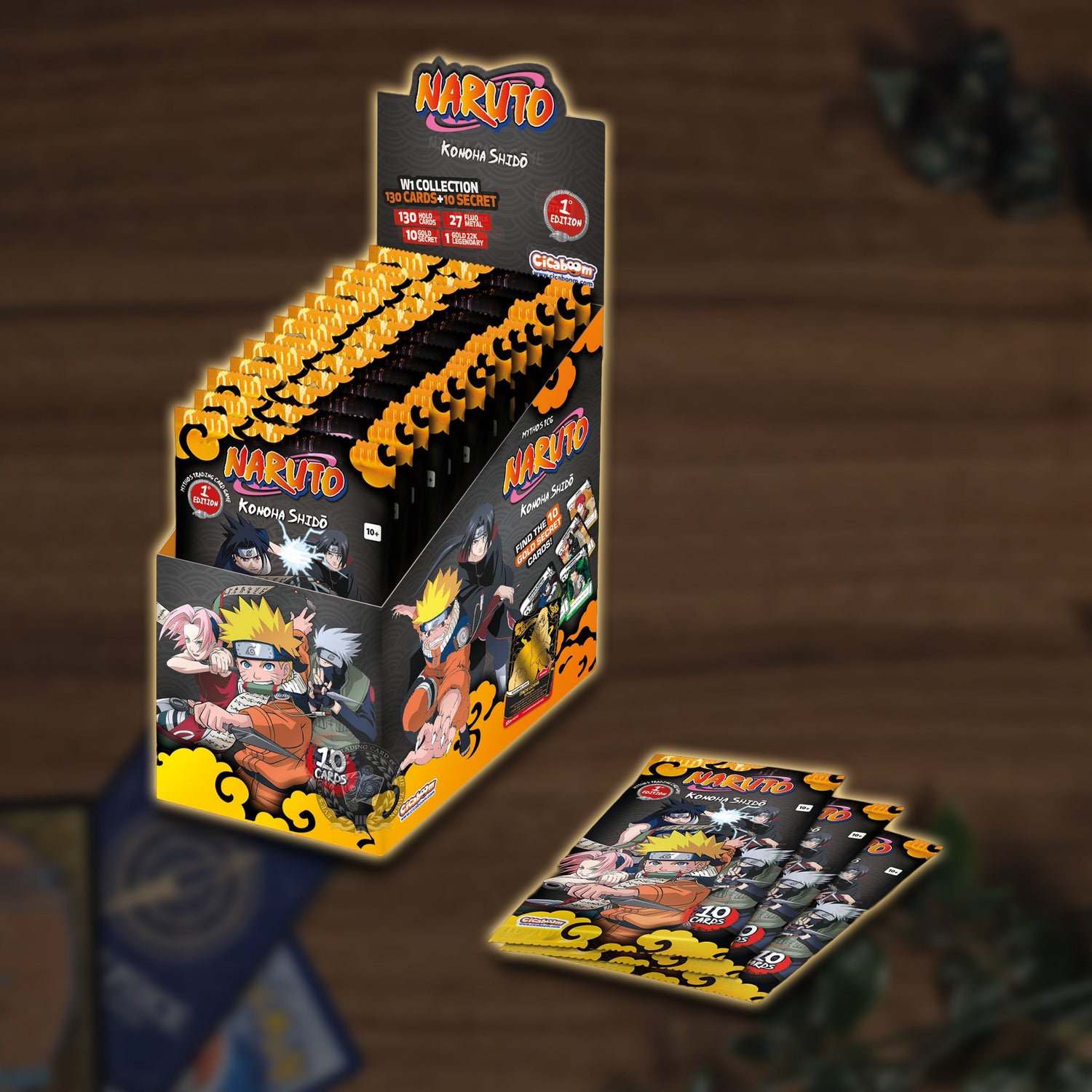 Naruto Mythos TCG Booster Displays