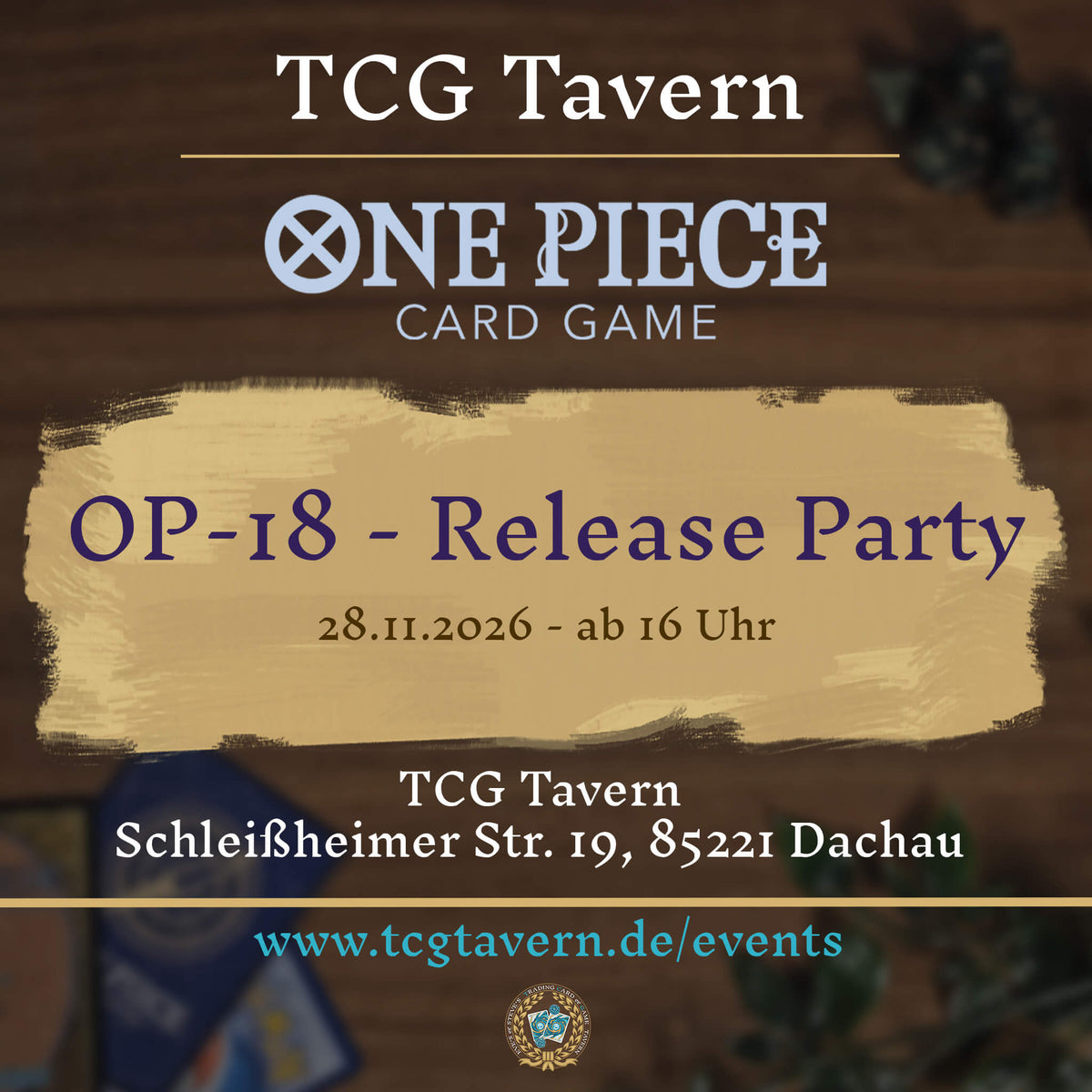 TCG Tavern Dachau One Piece OP-18 Release Party 2026-11-28