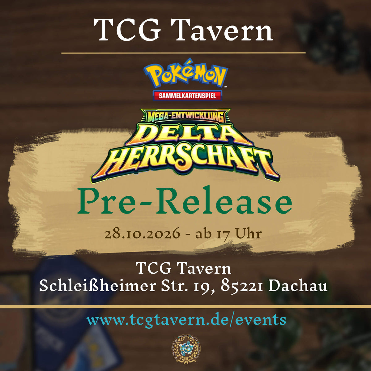 TCG Tavern Dachau Pokemon "Delta Herrschaft" Pre-Release 2026-10-28