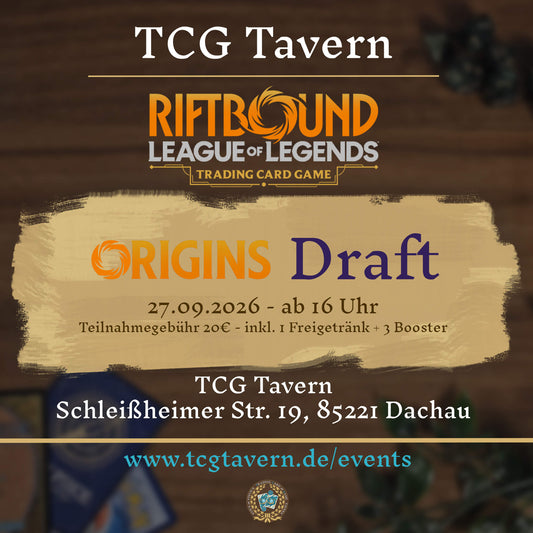 TCG Tavern Dachau Riftbound Origins Draft