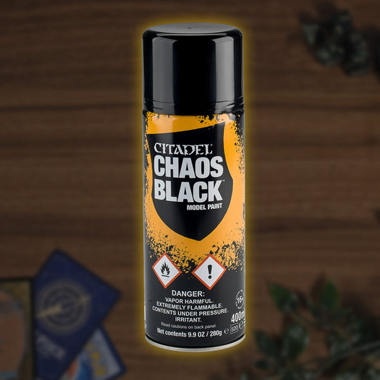 Citadel Colour: Chaos Black Spray (400 ml)