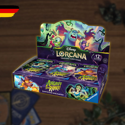 Disney Lorcana Set 13 Angriff der Ranke Booster Display
