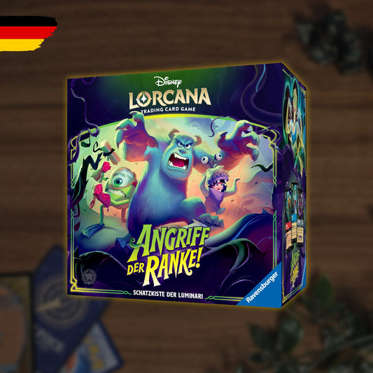 Disney Lorcana Set 13 Angriff der Ranke Schatzkiste der Luminari
