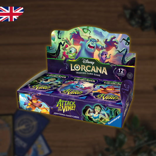 Disney Lorcana Set 13 Attack of the Vein Booster Display
