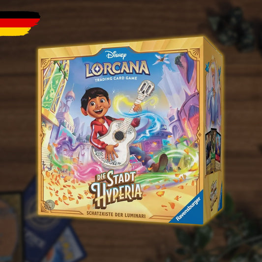 Disney Lorcana Set 14 Die Stadt Hyperia Schatzkiste der Luminari (DE)