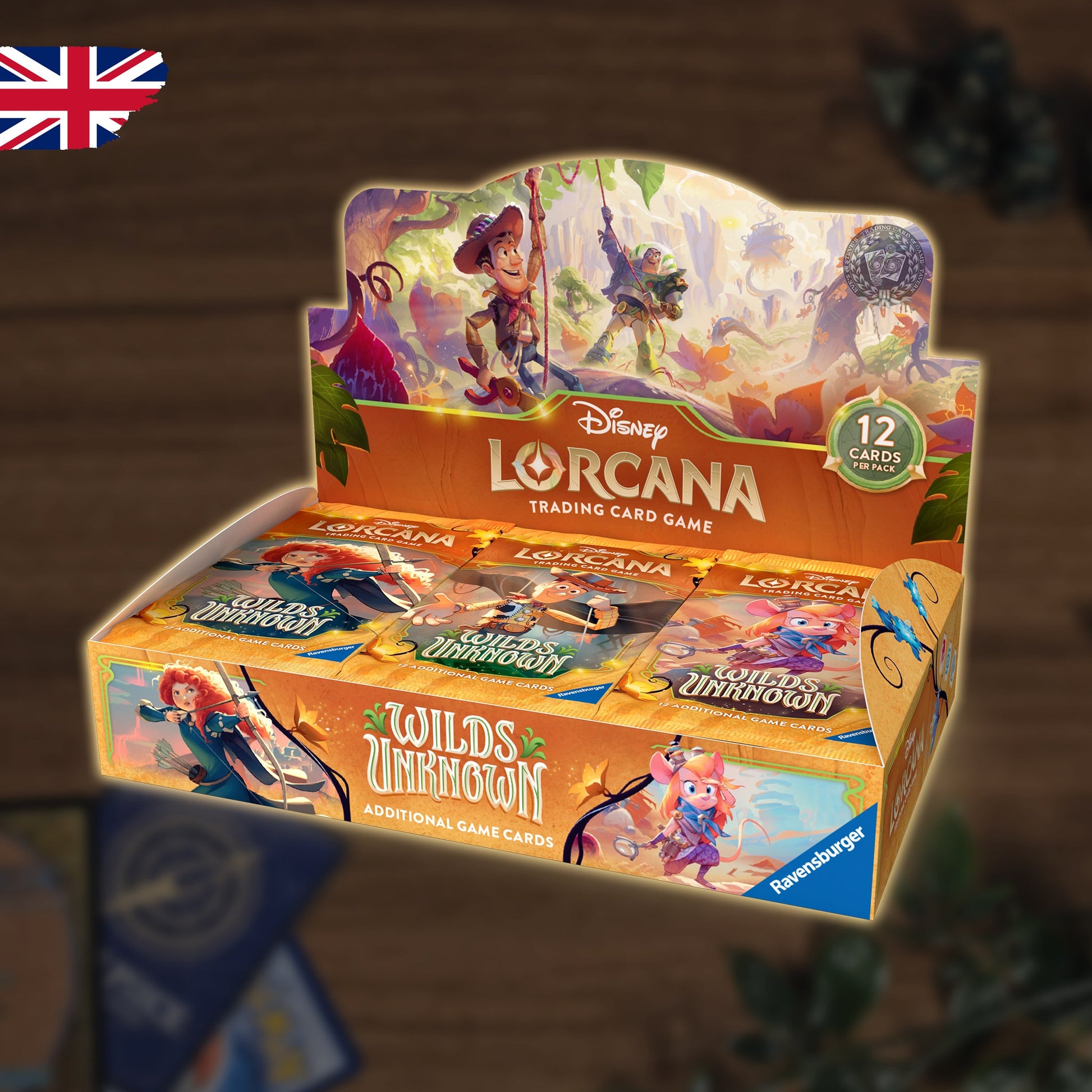 Disney Lorcana Set 12 Wilds Unknown Booster Display