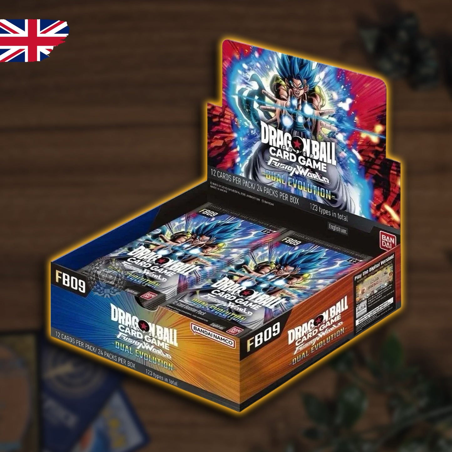 Dragon Ball Super Card Game Fusion World FB-09 "Dual Evolution" Booster Display