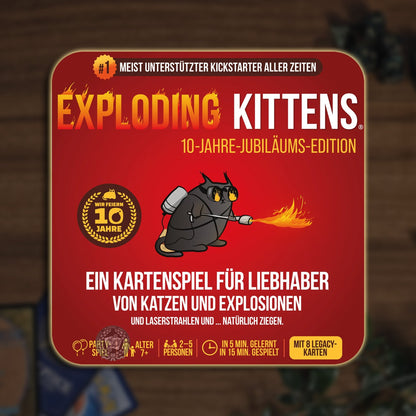 Exploding Kittens: 10-Jahre-Jubliäums Edition