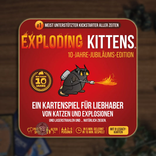Exploding Kittens: 10-Jahre-Jubliäums Edition