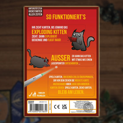 Exploding Kittens: 2-Spieler Edition Inhalt