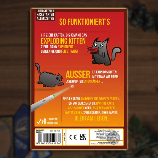 Exploding Kittens: 2-Spieler Edition Inhalt