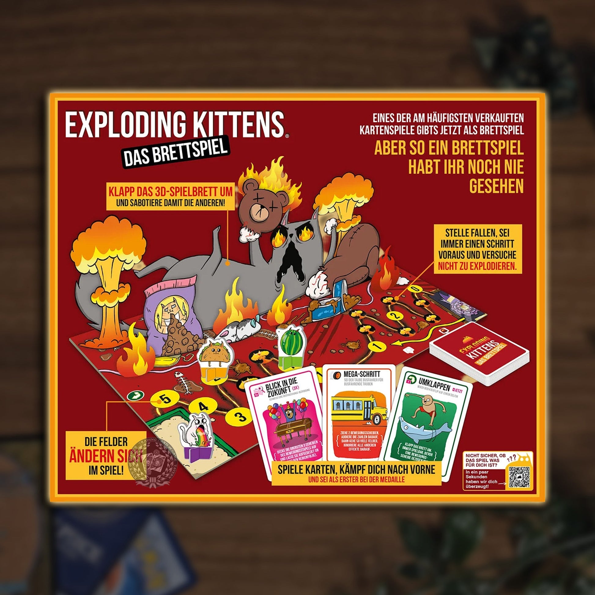 Exploding Kittens: Das Brettspiel Inhalt