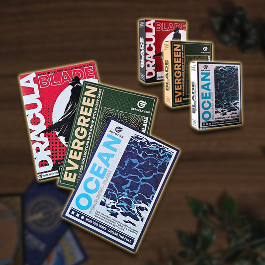 GEM.ELEVEN 100 Stück Play Sleeves - Art Sleeves - Kartenhüllen