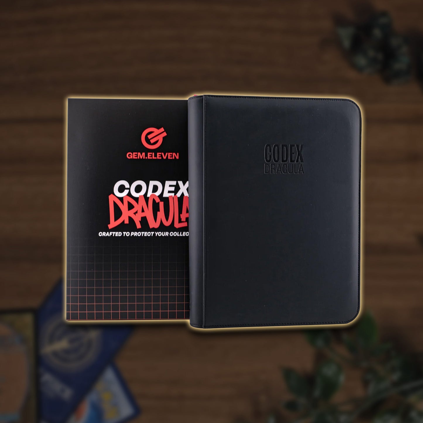 GEM.ELEVEN Codex 9 Pocket Zip Binder für 360 Karten - Colorway Dracula