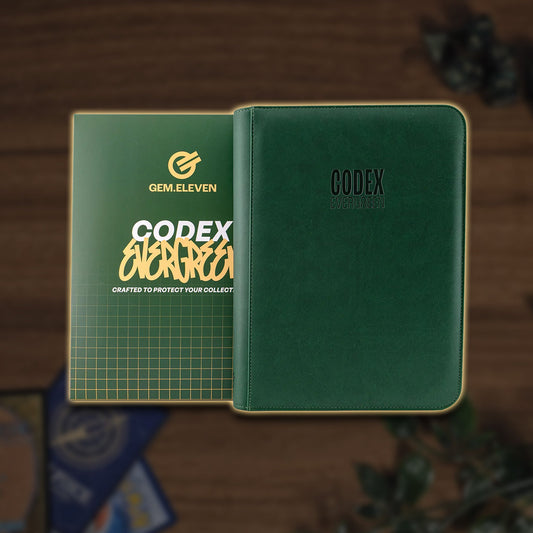 GEM.ELEVEN Codex 9 Pocket Zip Binder für 360 Karten - Colorway Evergreen