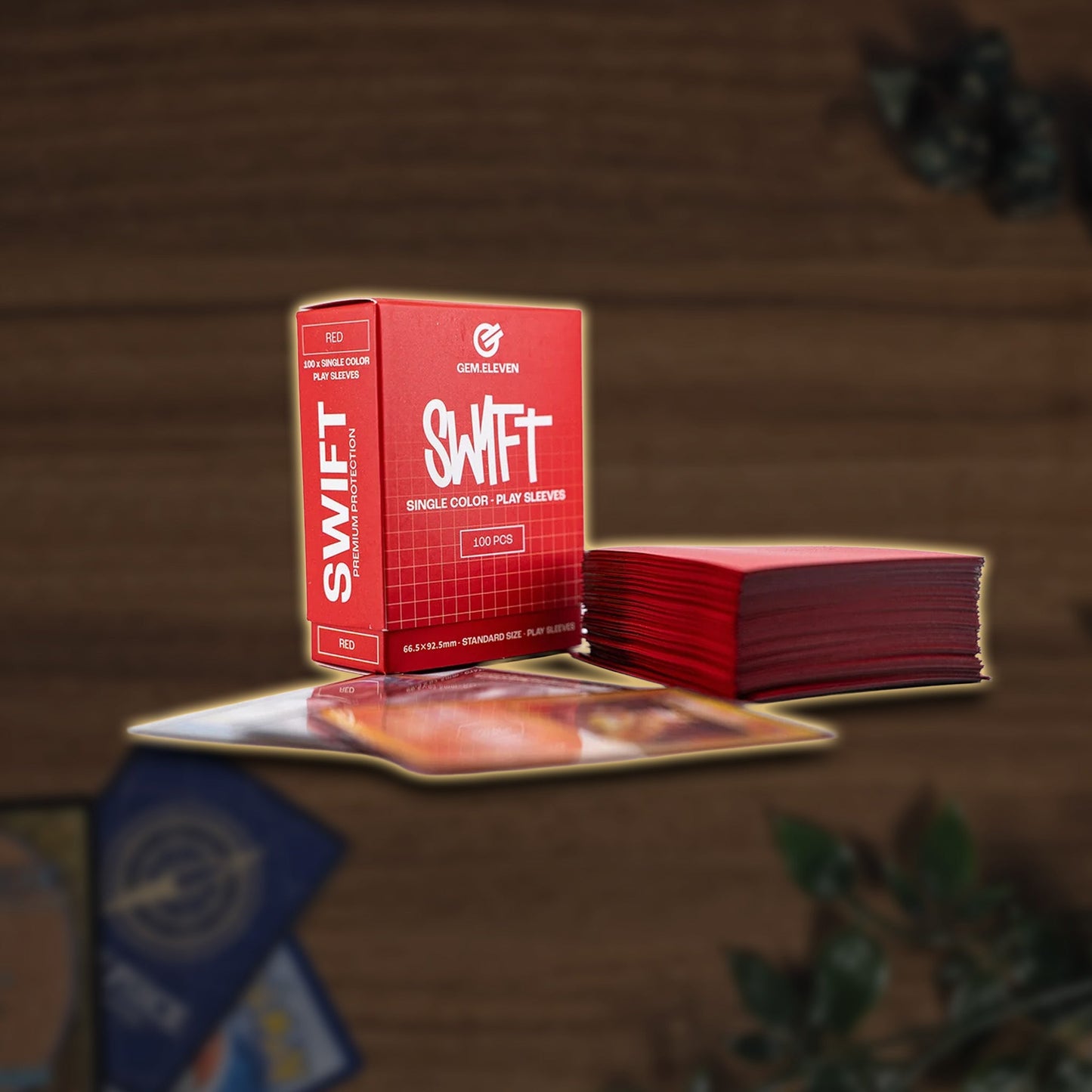 GEM.ELEVEN Swift Play Sleeves Colored Sleeves - Kartenhüllen 100 Stück