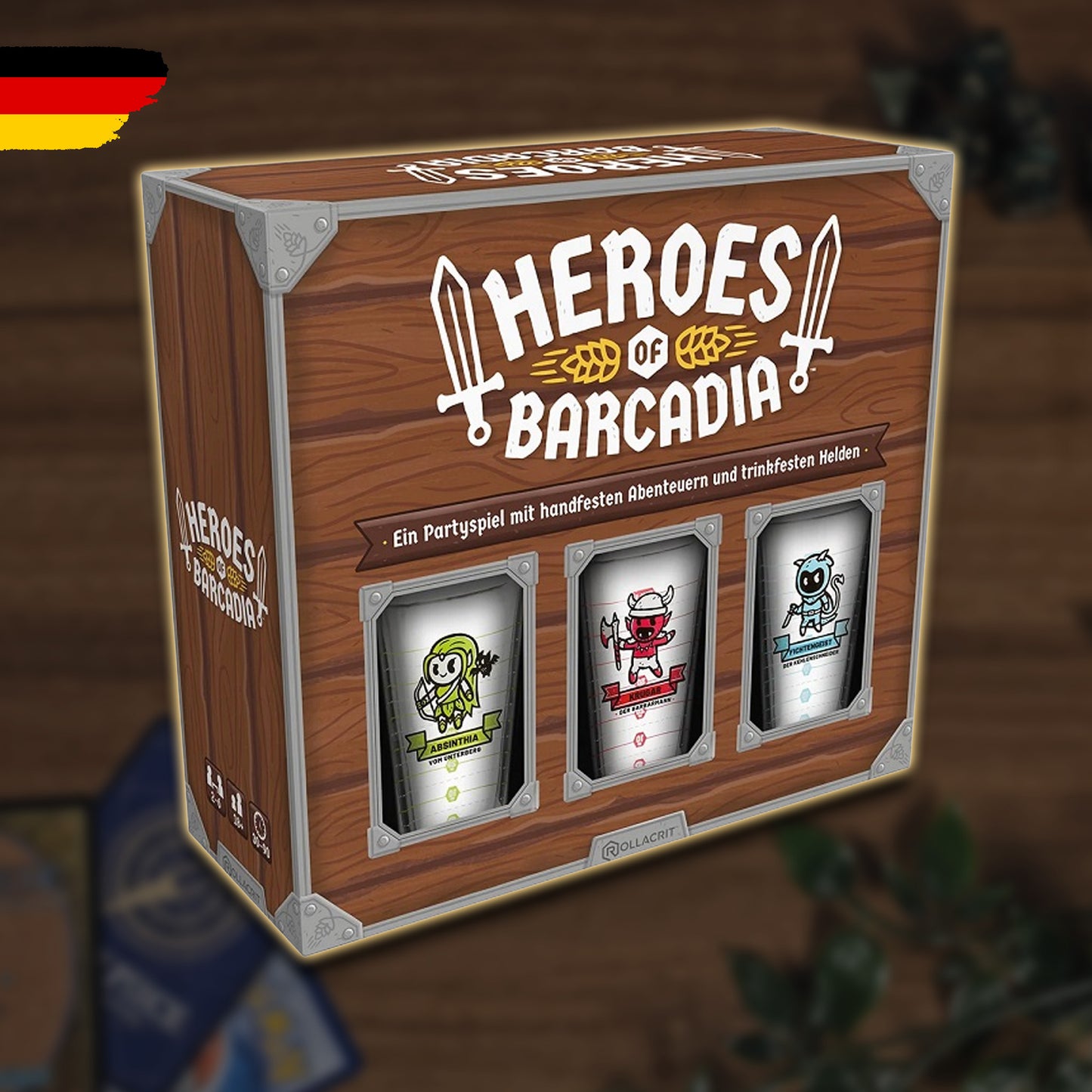Heroes of Barcadia Abenteuer- Partyspiel für Erwachsene