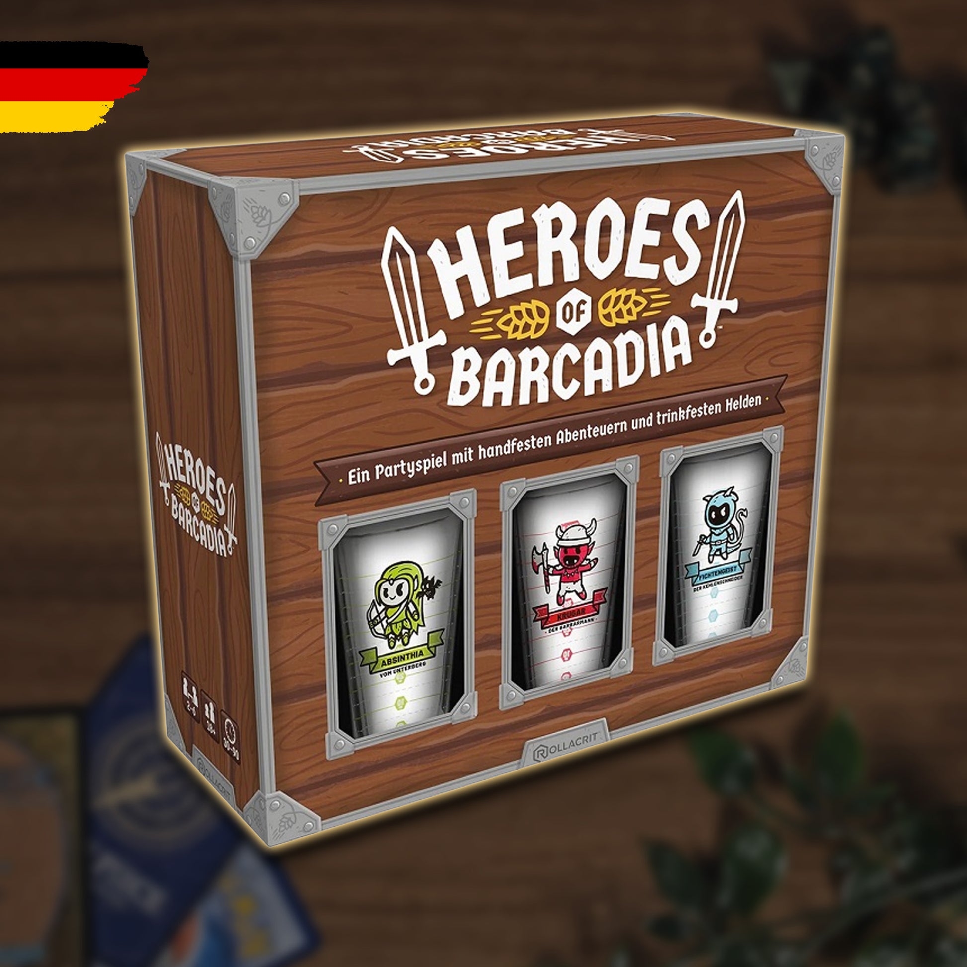 Heroes of Barcadia Abenteuer- Partyspiel für Erwachsene