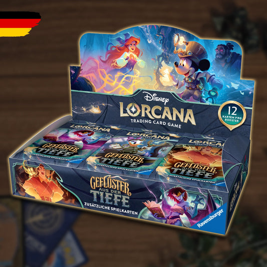 Disney Lorcana Set 10 Geflüster aus der Tiefe Booster Display