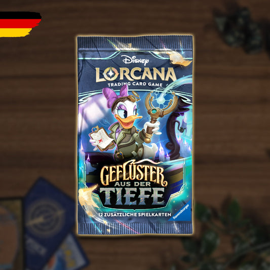Disney Lorcana Set 10 Geflüster aus der Tiefe Booster Pack