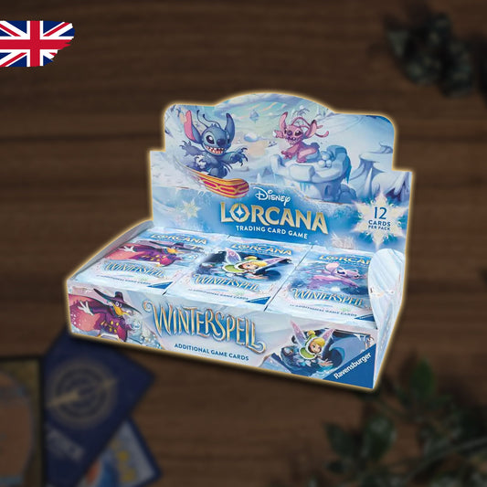 Disney Lorcana Set 11 Winterspell Booster Display