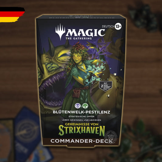 Magic: The Gathering - Geheimnisse von Strixhaven - Commander Deck - Blütenwelk-Pestilenz (DE)