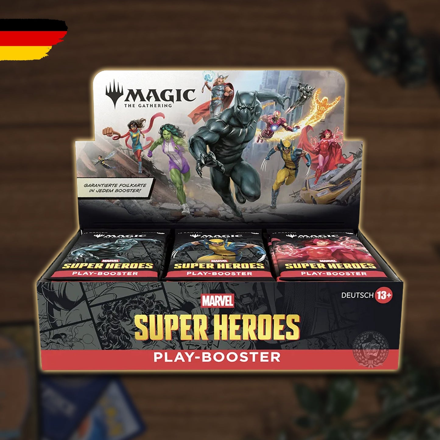 Magic: The Gathering - Marvel Super Heroes - Play Booster Display (DE)