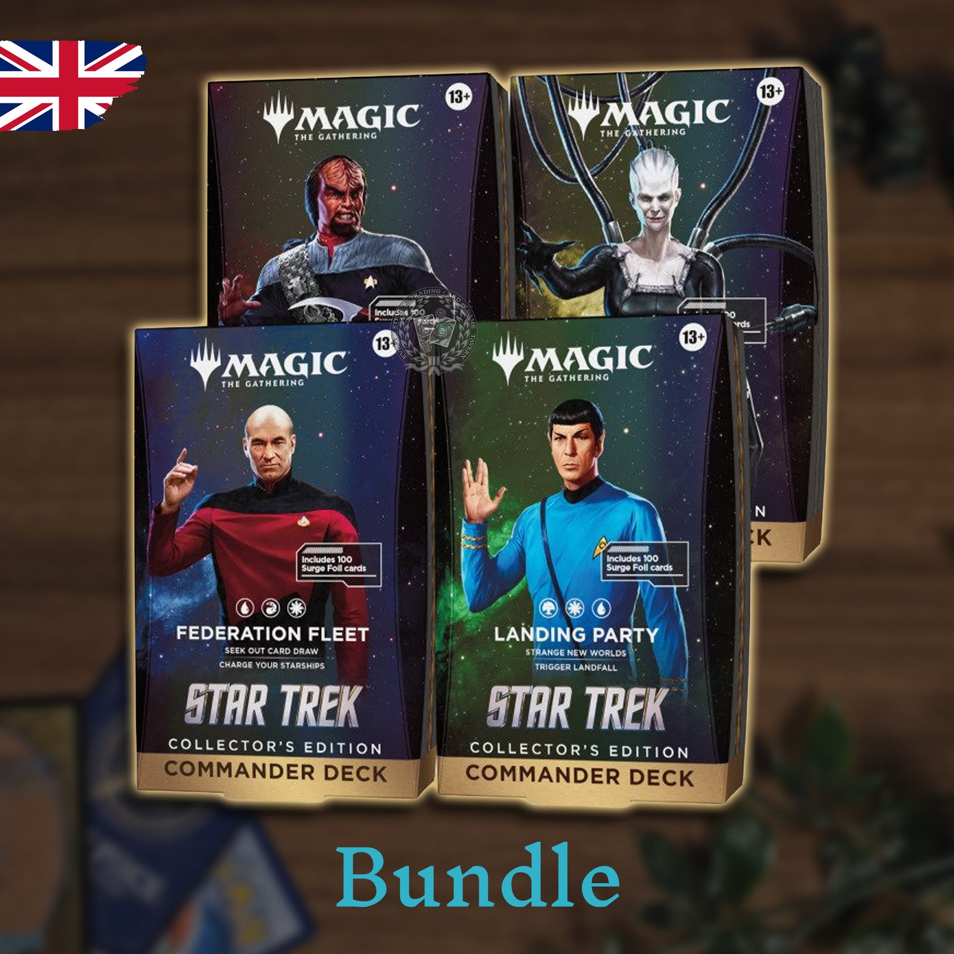 Magic: The Gathering - Star Trek - Collector Commander Deck Bundle alle 4 Decks (EN)