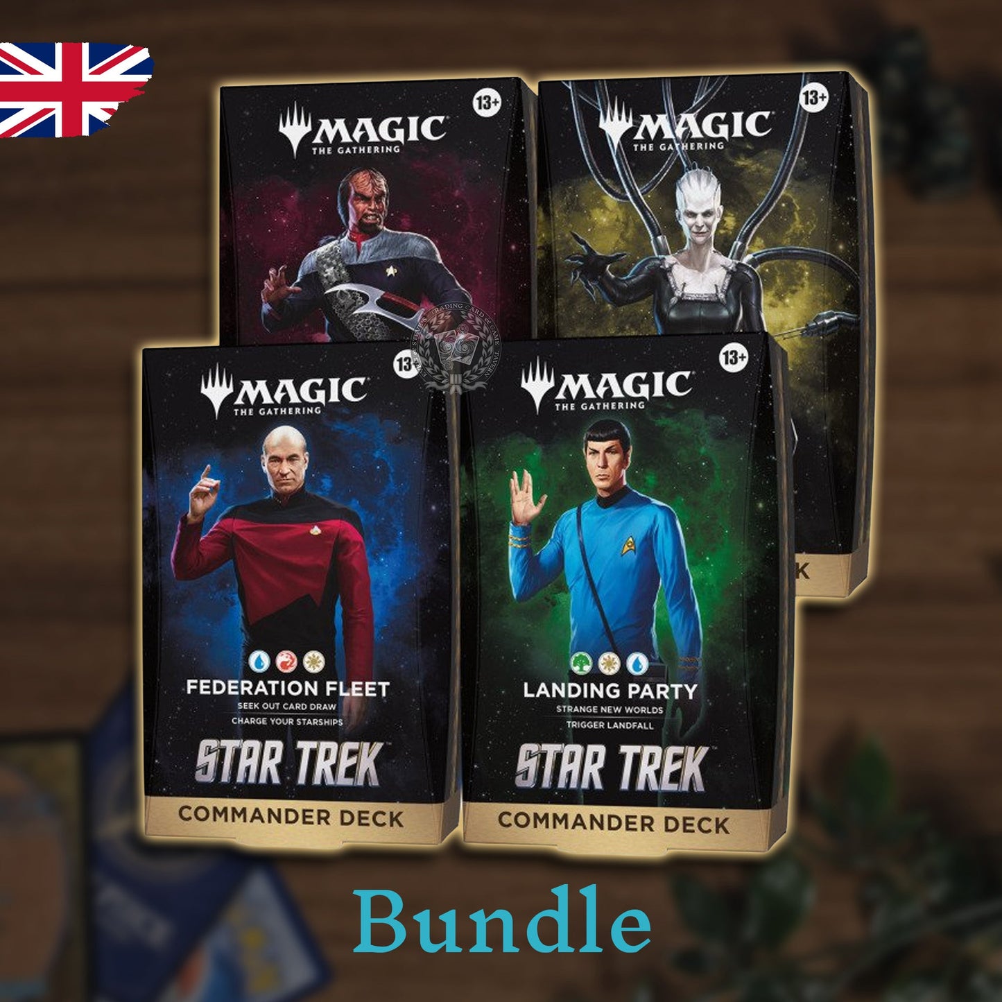 Magic: The Gathering - Star Trek - Commander Deck Bundle alle 4 Decks  (EN)