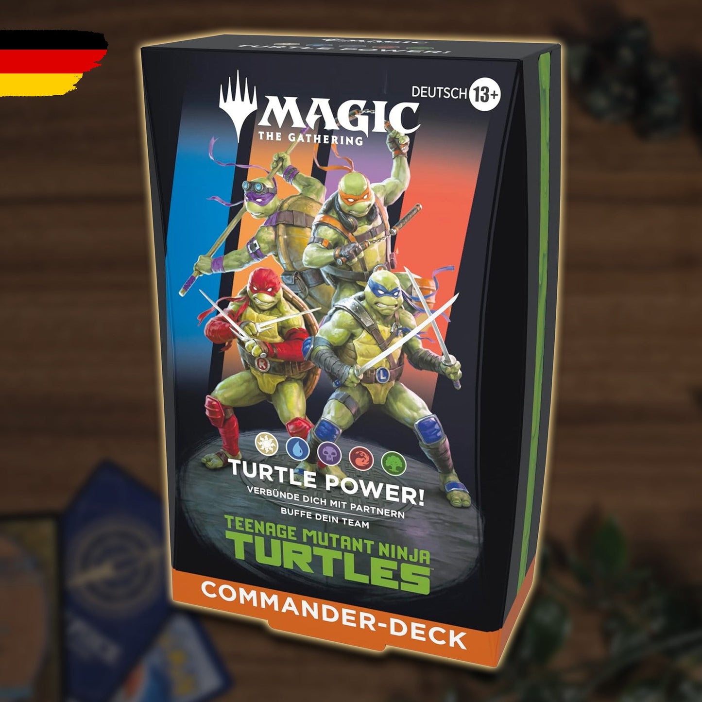 MTG Teenage Mutant Ninja Turtles Commander Deck Turtle Power Deutsch