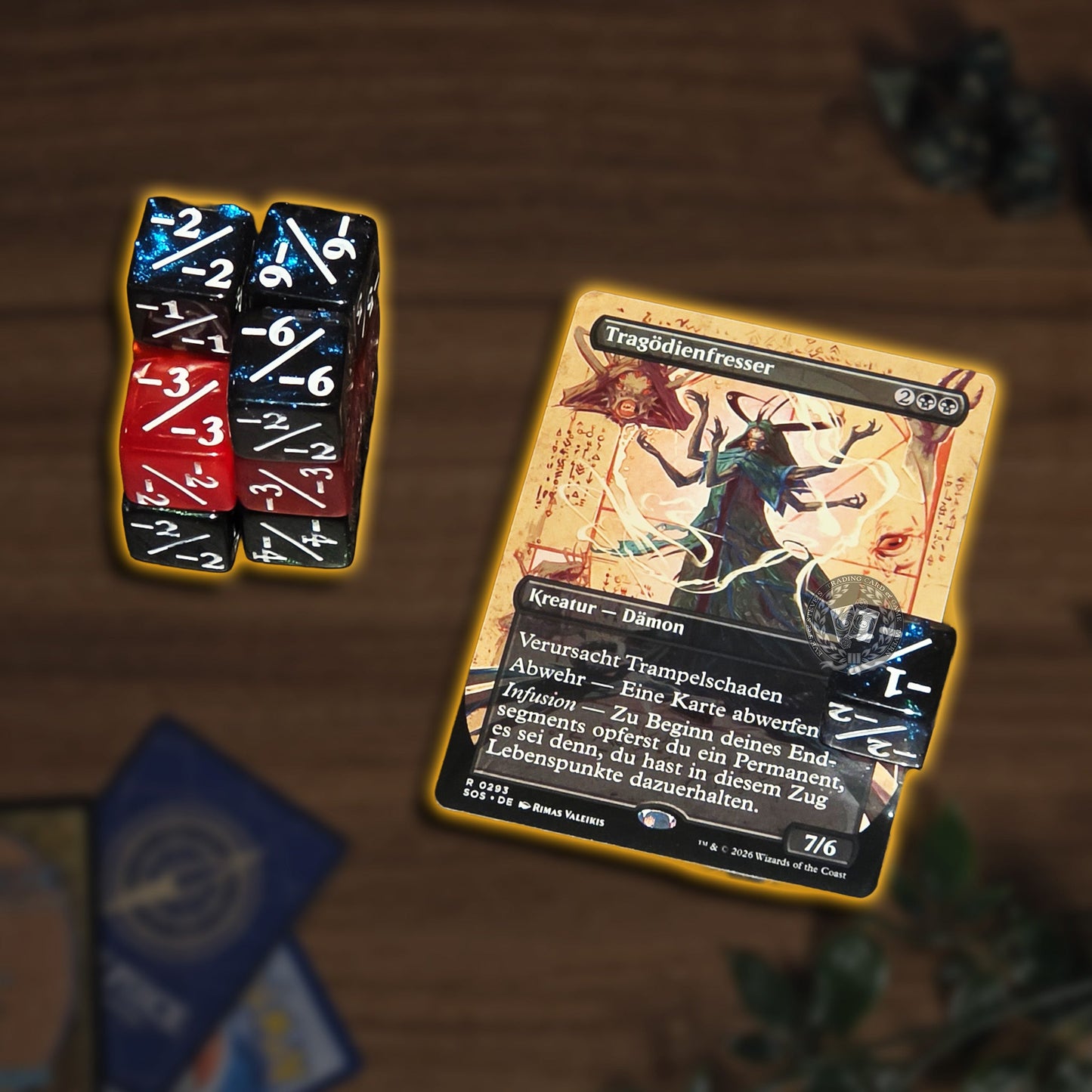 MTG Counter Würfel - -1-1 Würfel in verschiedenen Farben