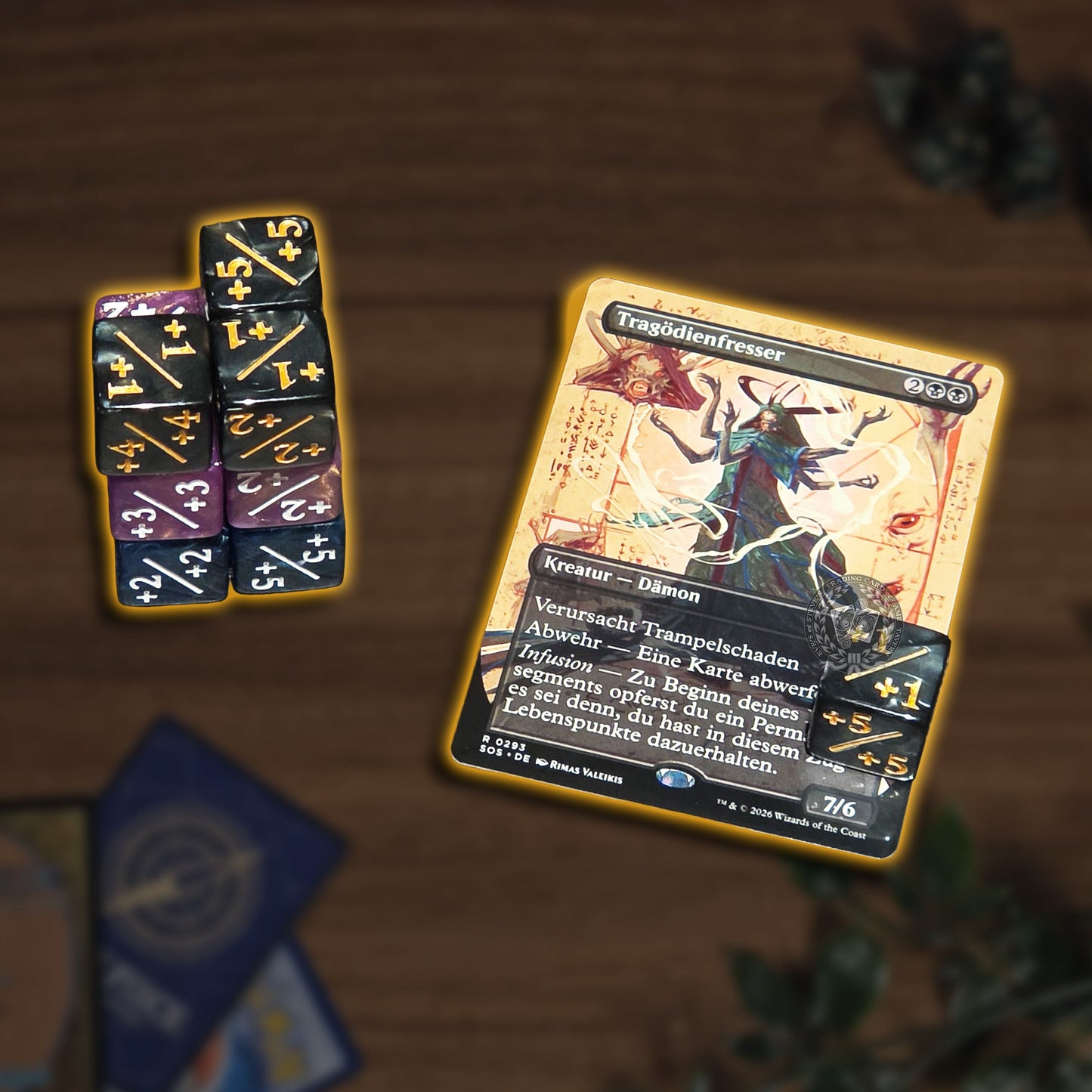 MTG Counter Würfel - +1+1 Würfel in verschiedenen Farben