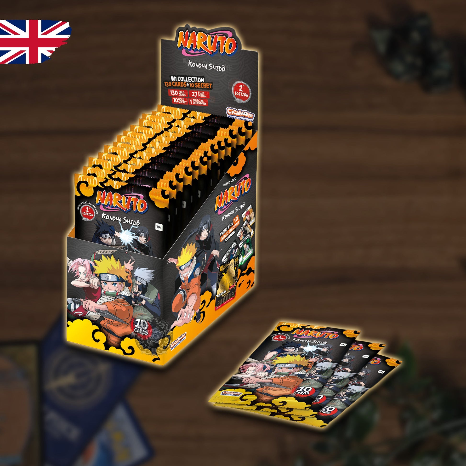 Naruto TCG - Konoha Shido First Set Booster Display