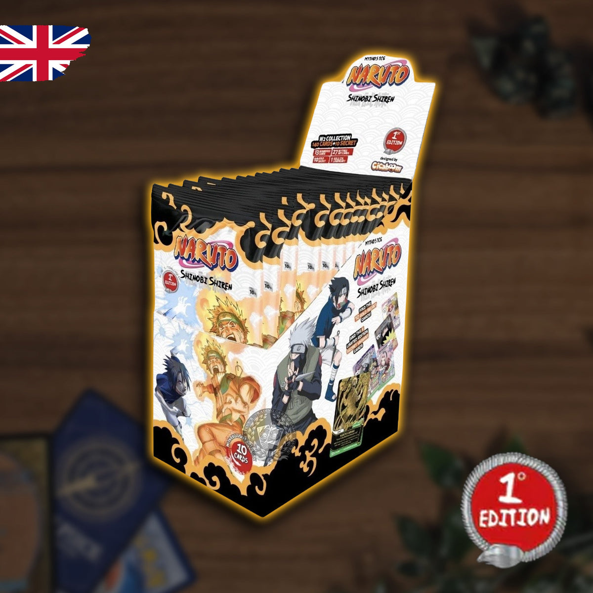 Naruto TCG - Shinobi Shiren 1. Edition Booster Display