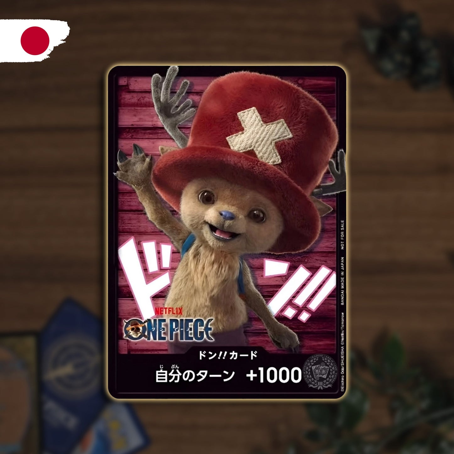One Piece Netflix Chopper Promo Don!! Karte Sealed
