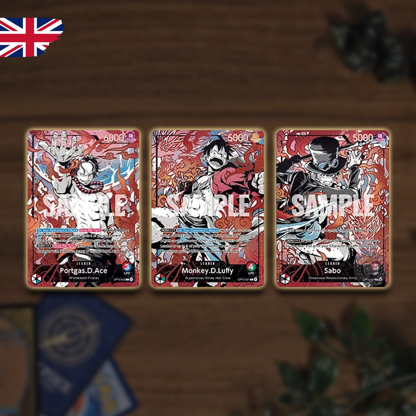 One Piece English Version 3rd Anniversary Set Promo Cards
