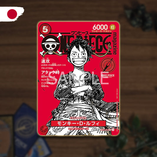 One Piece Magazin Promokarte - Monkey.D.Luffy ST21-014